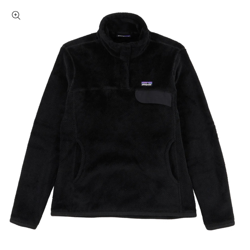 Black Patagonia Women's Re-Tool Snap-T Pullover